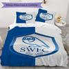 Sheffield Wednesday  Pattern Bedding Uilt Set Uilt Cover Pillowcase Home Decoration Birthday Gift (1 * Duvet Cover + 2 * Pillowcase  Without Core)