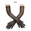 55CM Sexy Lace Thin Hollow Transparent Long Gloves Breathable Net Yarn Women Man Stage Performance Party Cosplay Elasticity