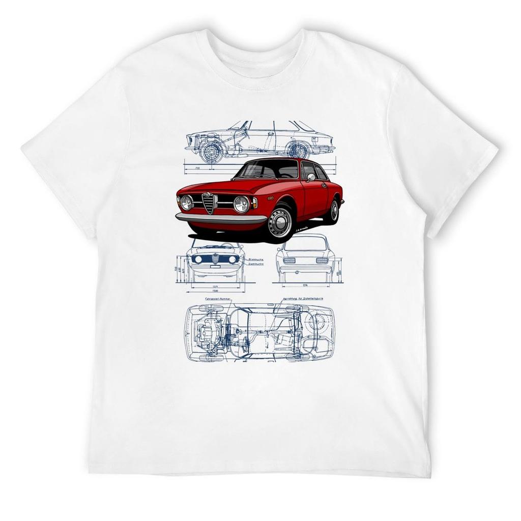 My Drawing of the Classic Italian Sports Coupe T-Shirt for a Boy Vintage Shirts Men