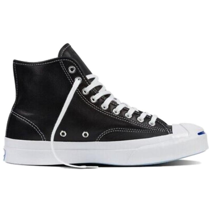 Converse Jack Purcell Signature Hi Black White Unisex Sneakers 153586C