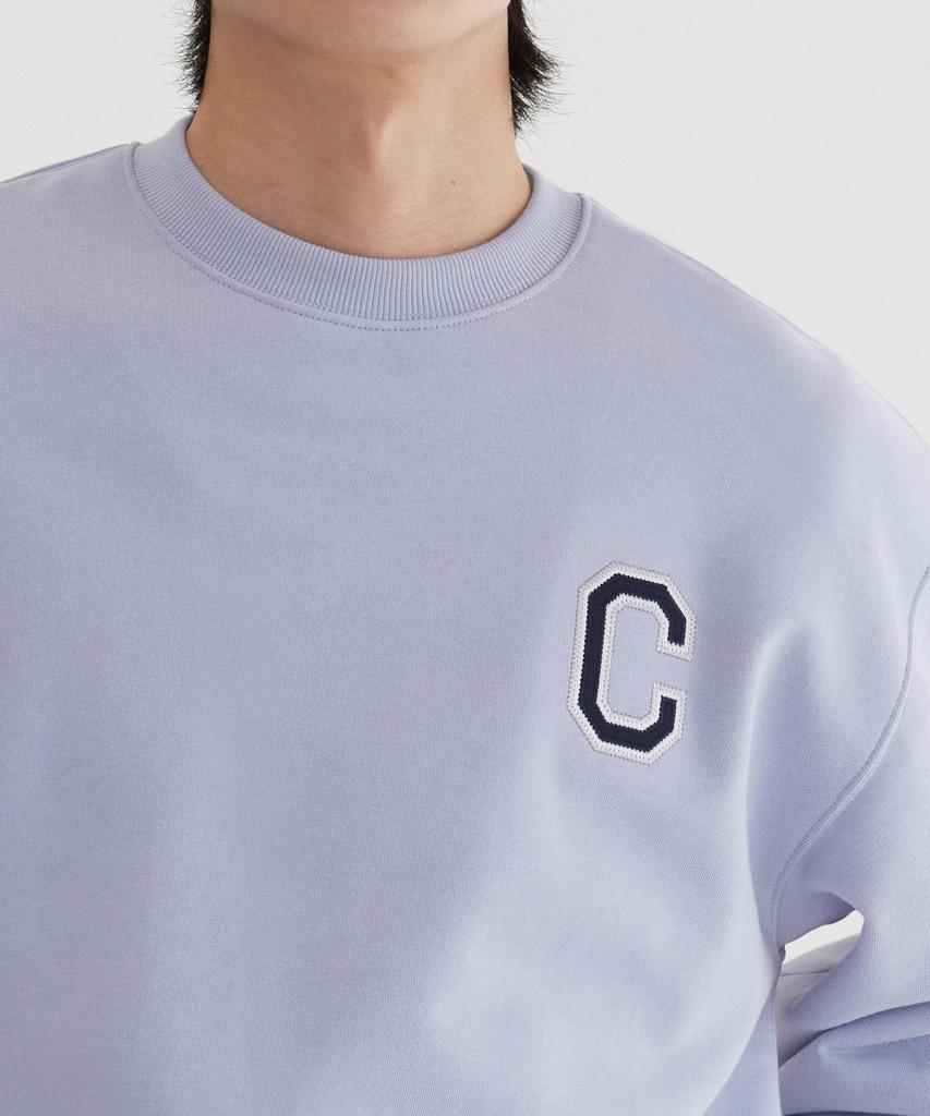 COVERNAT C Logo Sweatshirt Lavender
