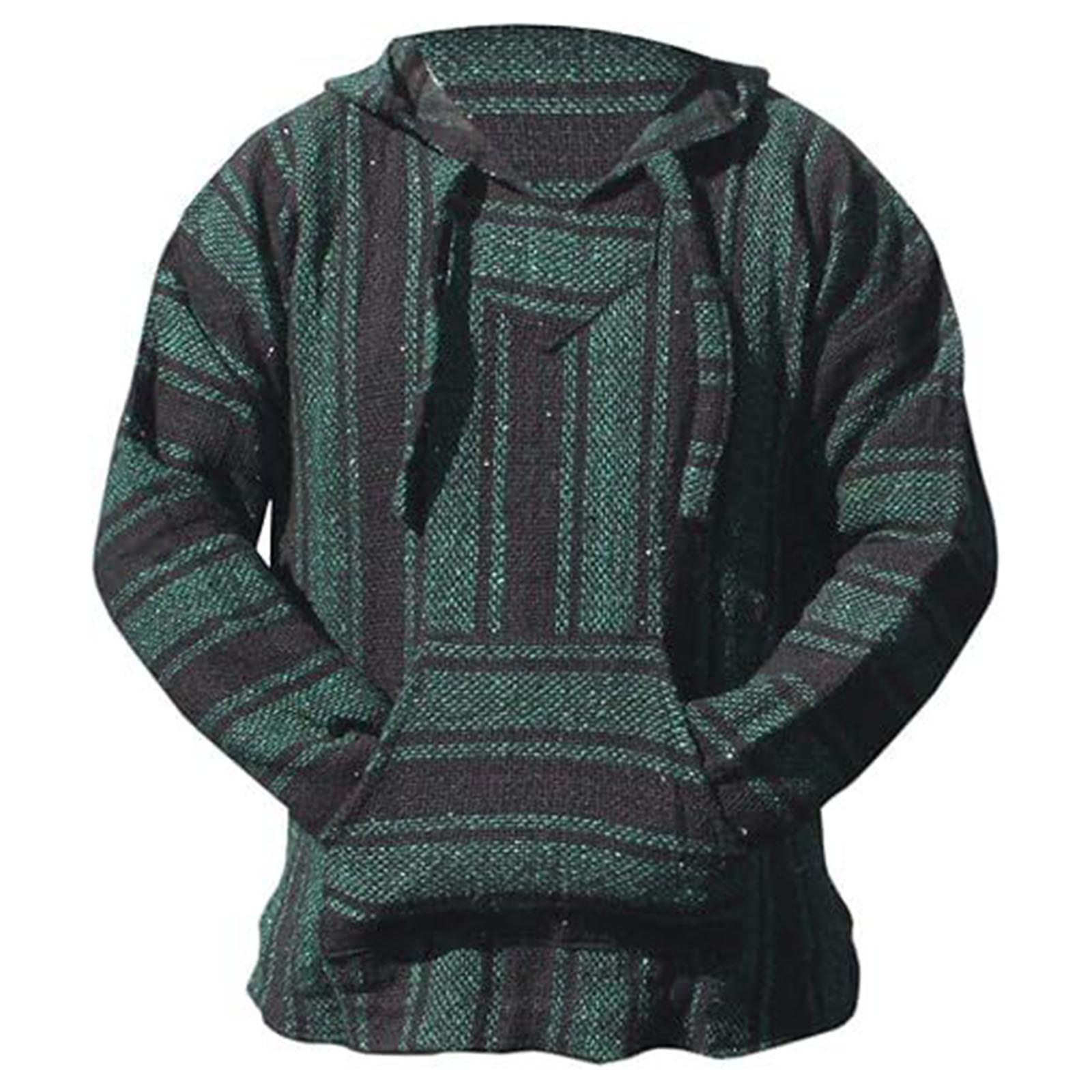 

Мужское Худи в Трайбл Стиле Комфортное С Капюшоном С Длинными Рукавами XXL армия зеленый