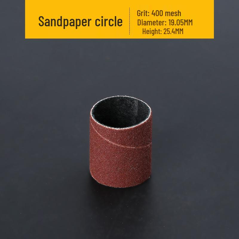 

Sanding Ring Grinding Head for Electric Grinder - 6mm Finger Sleeve for Rust Removal, Polishing, and Sanding Wood & Metal