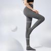 Women's Solid Color Shaping Leg Beauty Leggings Autumn Winter Inner & Outer Wear Warm Cotton Footed Pantyhose