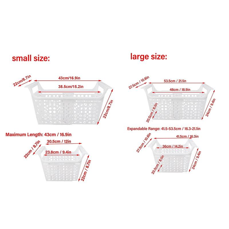 Chest Freezer Accessory Easy Maintenance Pp Odorless Heavy Load Bearing Chest Freezer Basket For Storage Organization