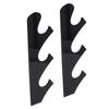 1 Pair Sword Holder Stand Sword Display Rack Wall Mounted Samurai Sword Hanger for HomeBlack