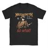 MMegadethed Band  T Shirt Mens  Cotton Unique TShirt Crew Neck  Tees Short Sleeve Tops Big Size