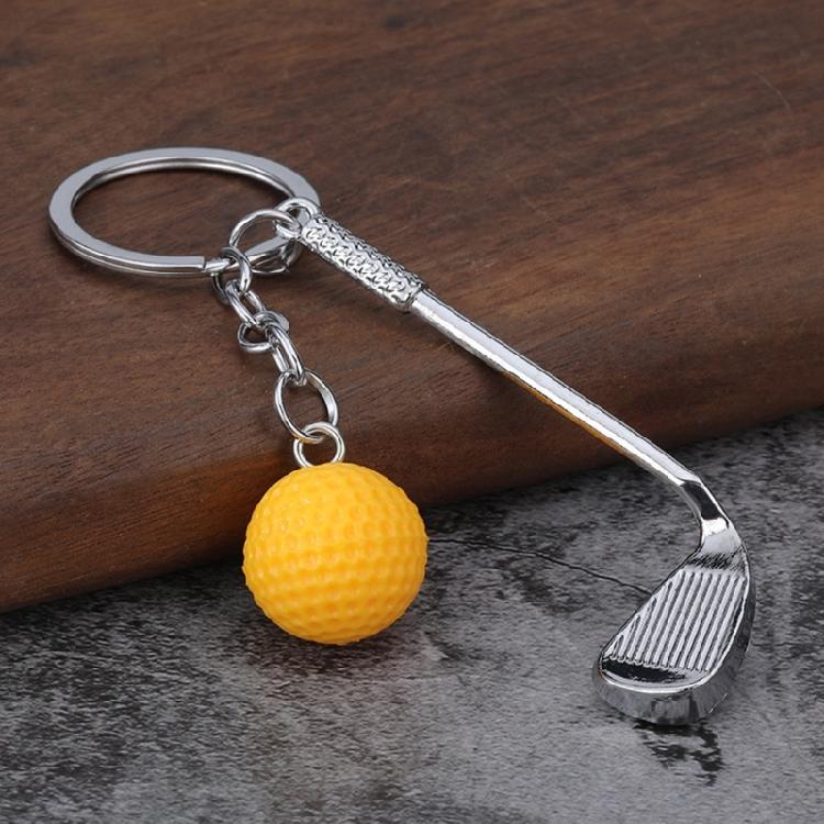 Backpack Keyring Ornament Golf Ball Key Chain Pendant Keychain Decorative Accessories Car Key Pendant Gift for Friend
