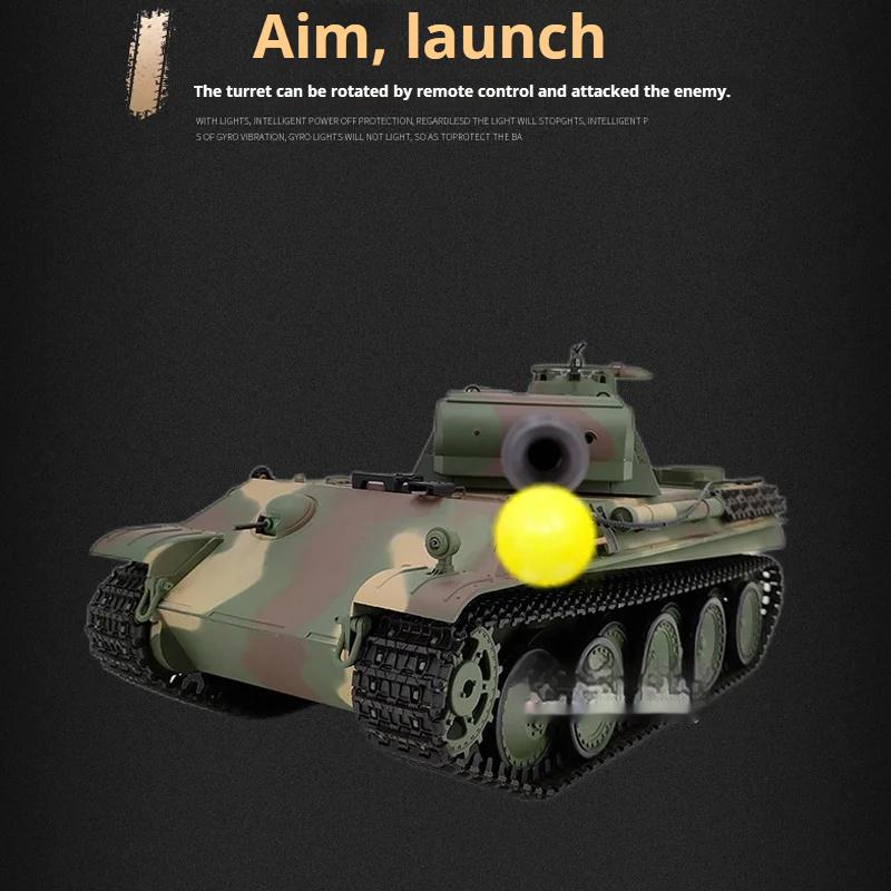Kubingke Henglong 3879-1 German Leopard 1/16 Electric Remote Control Main Battle Tank Model.