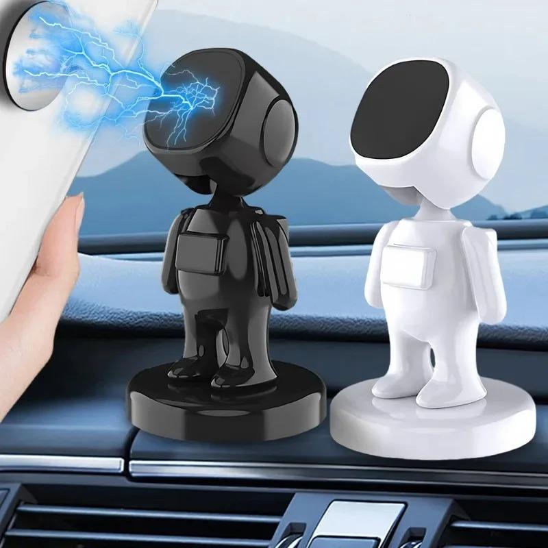 Strong Magnet Air Vent Mobile Phone Holder Multifunction 360 Degrees Can Be Rotated Stable Anti-vibration Car Navigation Bracket