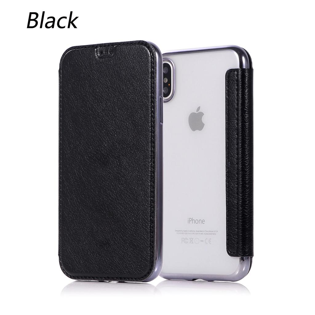 Carteira de Luxo Capa Flip para Celular para IPhone 16 Pro MAX 15 14 Plus 13 12 11 Couro X XR XS Max à Prova de Choque Capa Traseira Transparente