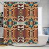 Decorative Shower Curtain Waterproof Fabric Bath Room Decor Printing Home Decoration Customizable Size Available