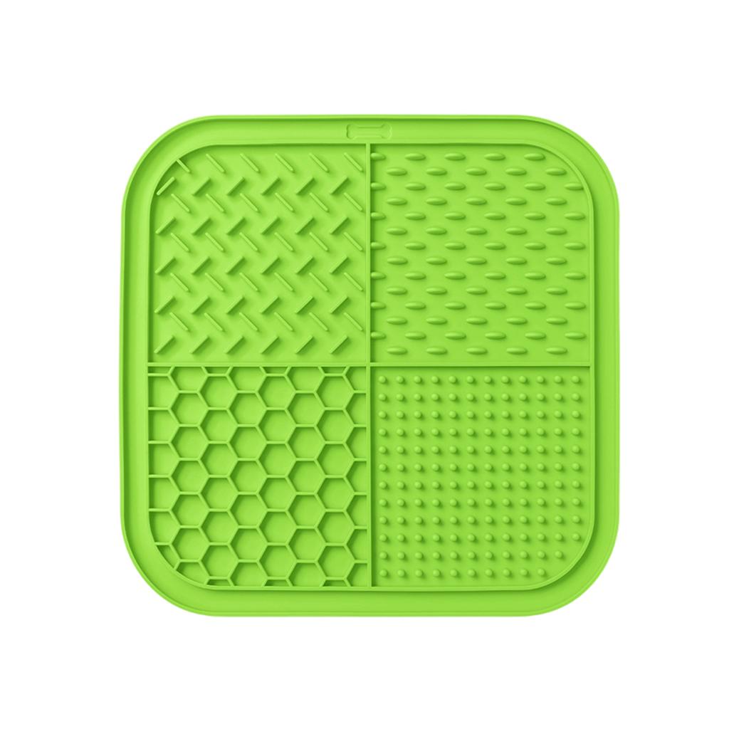 Licking Mat For Dogs & Cats With Suction Cups,Dog Slow Feeder Lick Pat For Anxiety Relief, Dog Toys Feeding Mat For Butter Yogurt, Bathing