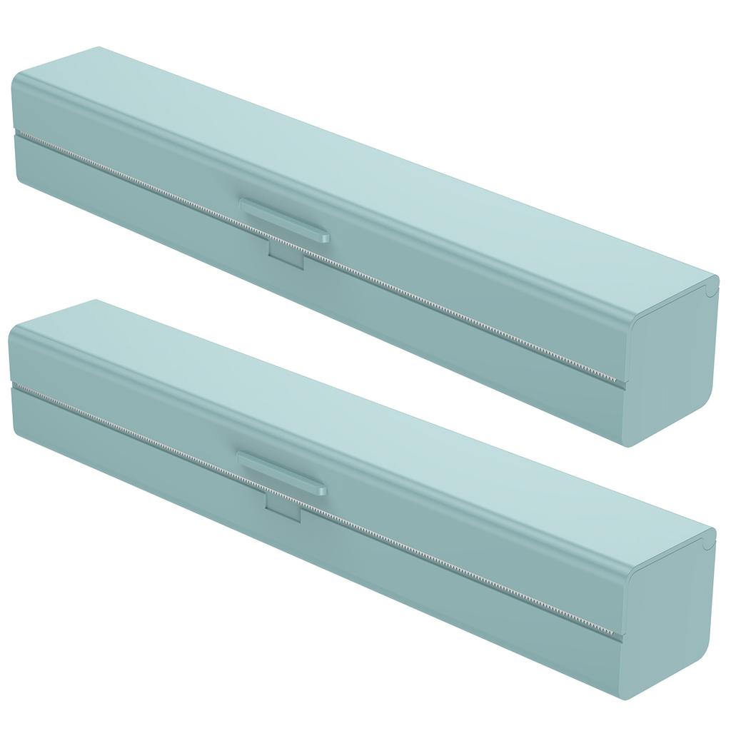 Lebensmittelfolie Spender Magnetisch Kunststoff Frischhaltefolie Schneider Aufbewahrungsbox Edelstahlklinge Alufolie Stretchfolie Schneider