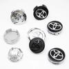 4Pcs 57/62mm Car Wheel Center Hub Cap Rim Cover For Toyota Corolla RAV4 LEVIN Yaris C-HR Camry Prado Prius Car Auto Accessories