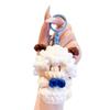 Soft Plush Sheep Keychain Plush Zodiac Sheep Mascot Mascot Doll Lamb Bag Charm  New Year Gift