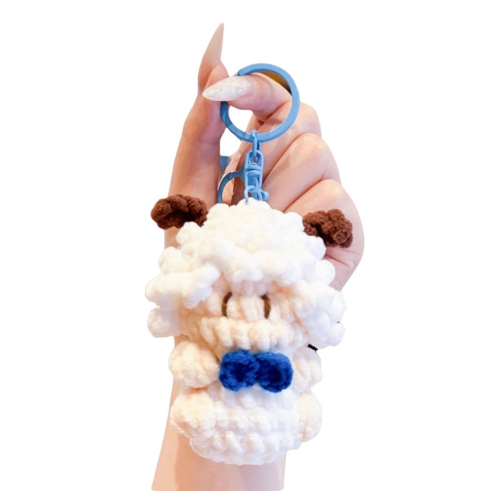 Soft Plush Sheep Keychain Plush Zodiac Sheep Mascot Mascot Doll Lamb Bag Charm New Year Gift