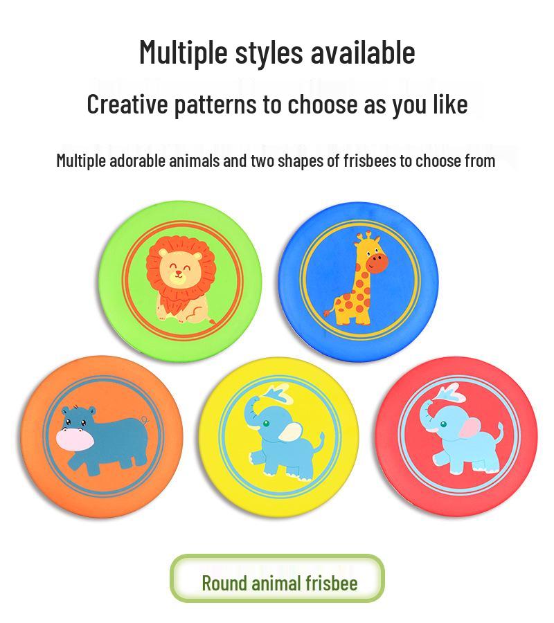 Children's Cartoon Soft Frisbee Boomerang - Interactive Outdoor Pet Toy