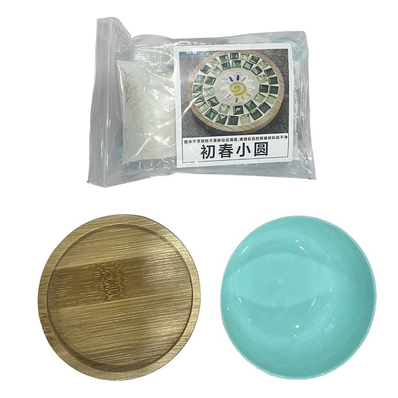 Handmade Diy Mosaic Cup Mat Bottom Bamboo Pad Early Education Free Creation Handicraft Toys