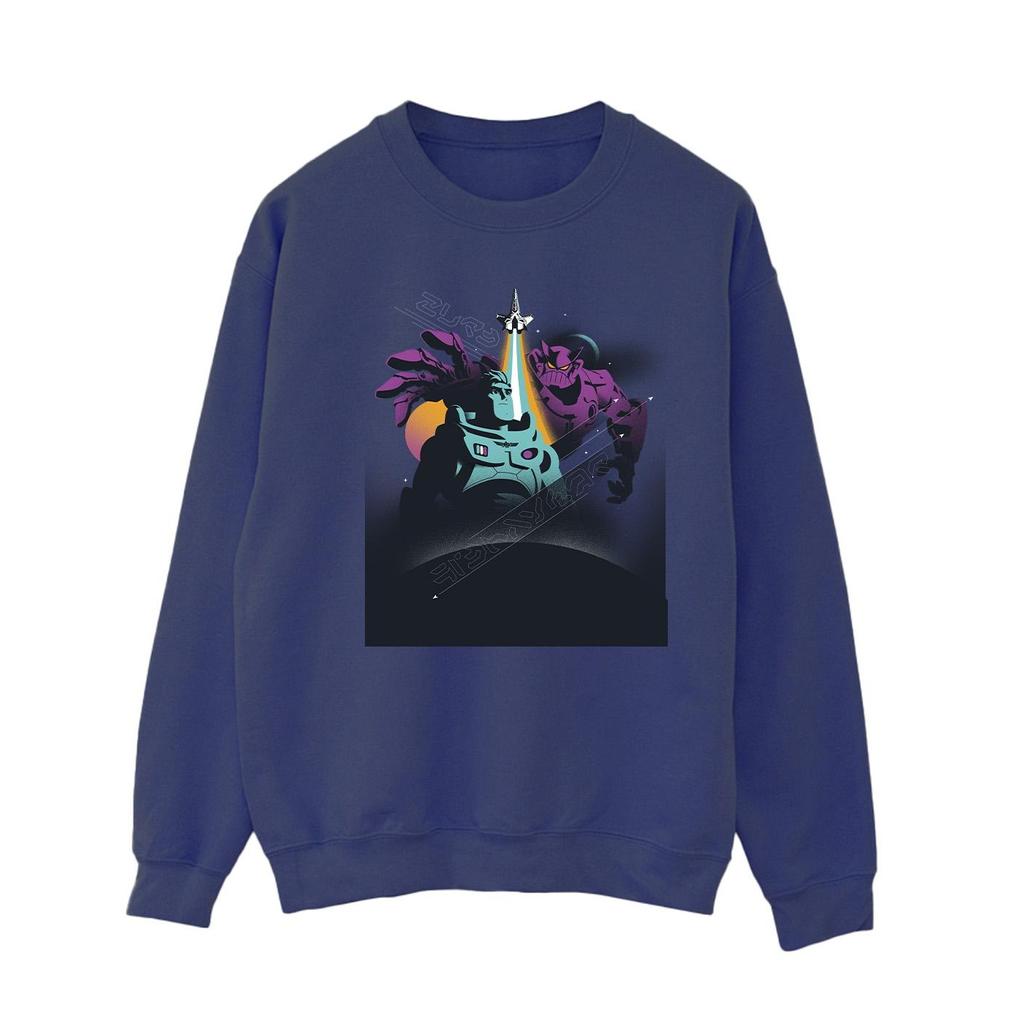 Disney Womens/Ladies Lightyear Buzz And Zurg Sweatshirt