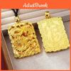Vietnam Gold Pendant Sand Dragon Necklace Mens Retro Fu Character With Longlasting Color Retention
