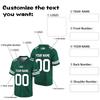 Maillots de football personnalisés Nom et numéro d'équipe imprimés personnalisés Uniforme de sport pour hommes, femmes et jeunes
