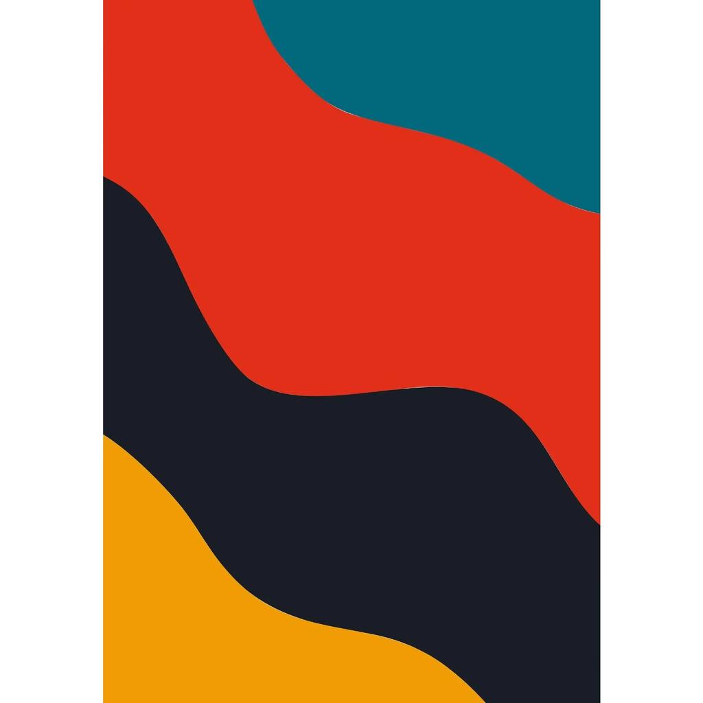 Trendige Minimalistische Schrullige Abstrakte Poster Konzentrische Linien Moderne Gesichts-Drucke Leinwandmalerei Wandkunst Bilder Heim Zimmer Dekor