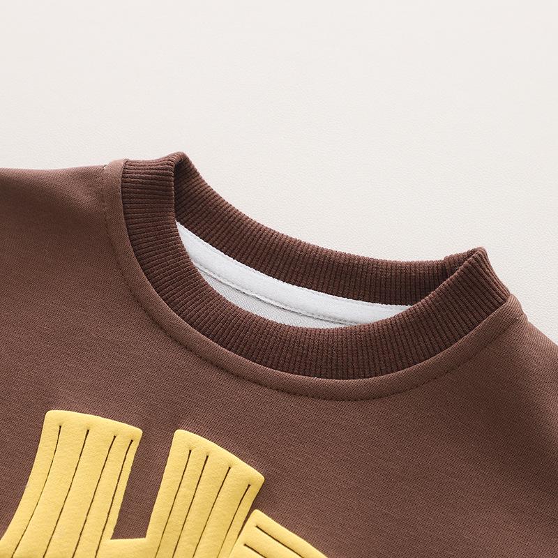 Yihao Spring & Autumn Sweatshirt Set for Boys - Stylish Two-Piece Children’s Wear