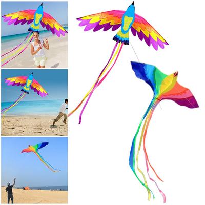 Vivid Bird Kite Easy Flyer Long Tail Fun with Flying Tools Large Animal