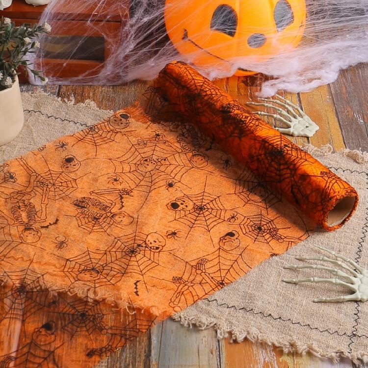 1 Roll Halloween Dining Mats Set Halloween Pattern Table Decors Dish Protective Mats Suitable for Halloween Meals