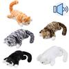 Rolling Cat Plush Toy With Music And Sound For Kids Playroom Entertainment