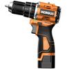 Brushless Electric Drill with Lithium Battery - Compact Rechargeable Impact Tool & Screwdriver