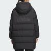 Adidas Letter Print Long Sports Casual Hooded Windproof Waterproof Down Jacket Women Jacket Black IV7556
