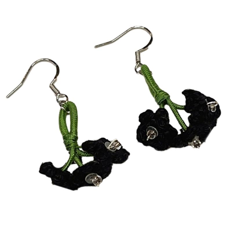 

Элегантные серьги-подвески в форме сердца для повседневного ношения Серьги-гвоздики с бахромой и бантом для женщин и девушек Черные серьги-гвоздики Ювелирное изделие Подарок