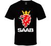 Tricou Unisex cu Sigla Mașinii SAAB
