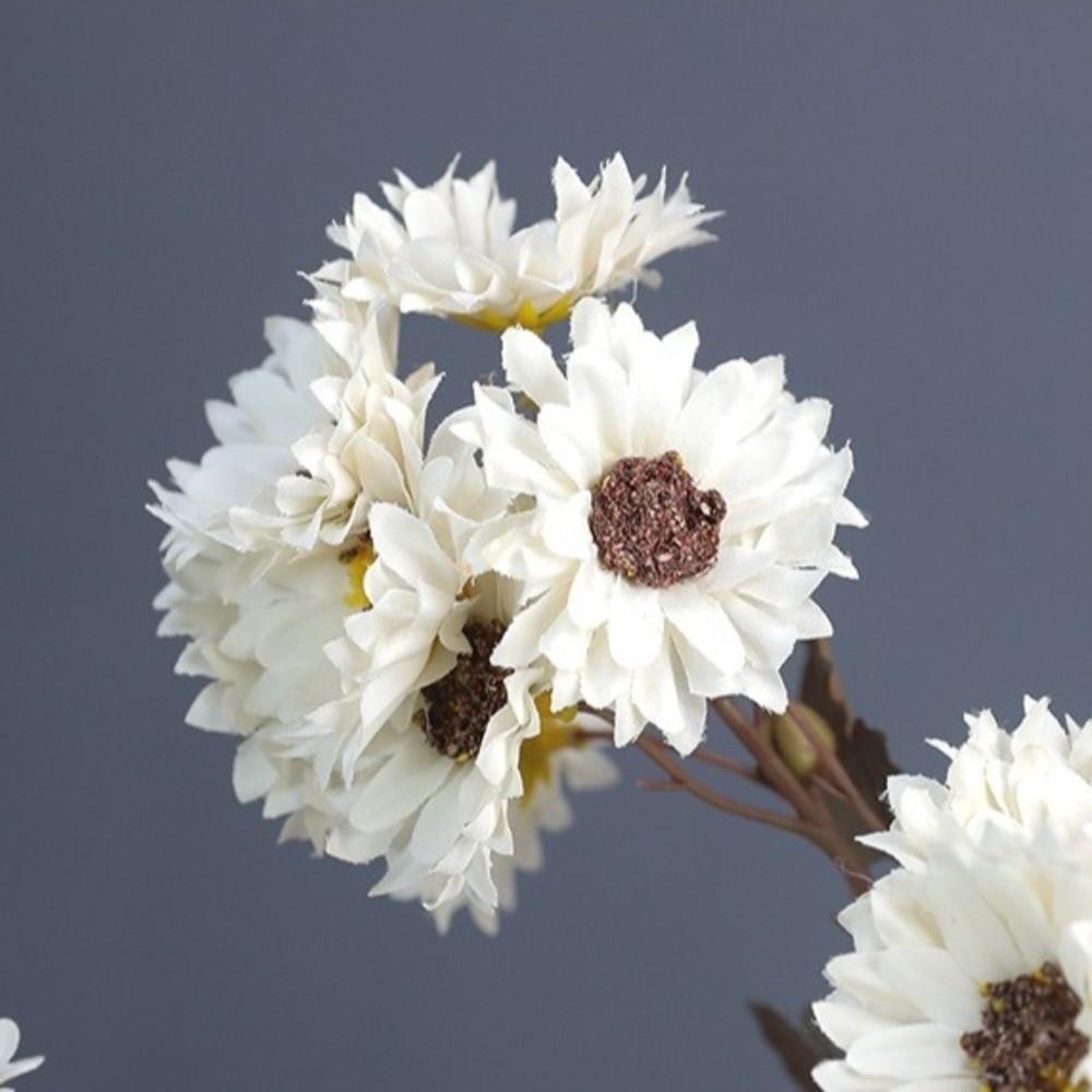 Eco-Friendly Artificial Daisy Flowers Handmade Silk Flowers Fake Chamomile Flowers  Office Decor