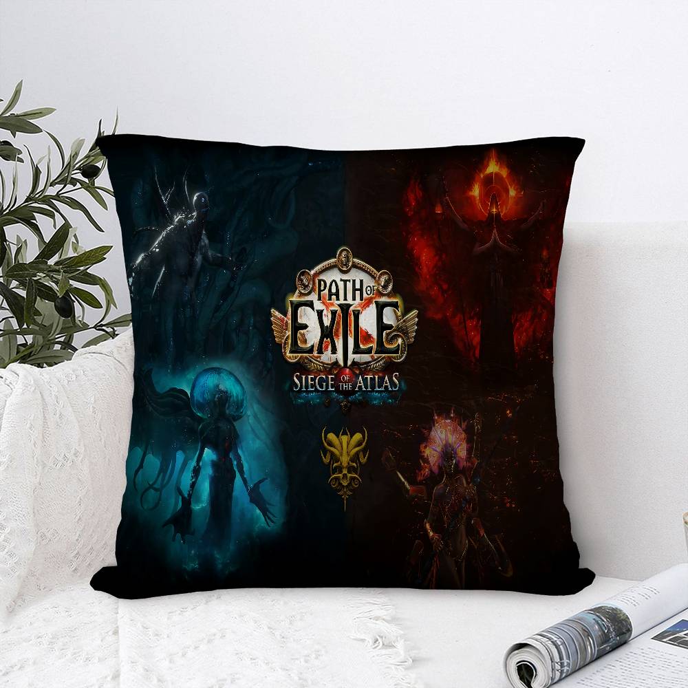 Path Of Exile Personalized Pillow Cover Kids Bedroom Wild Party Decor Pillowcase Kid Birthday Shower Gift