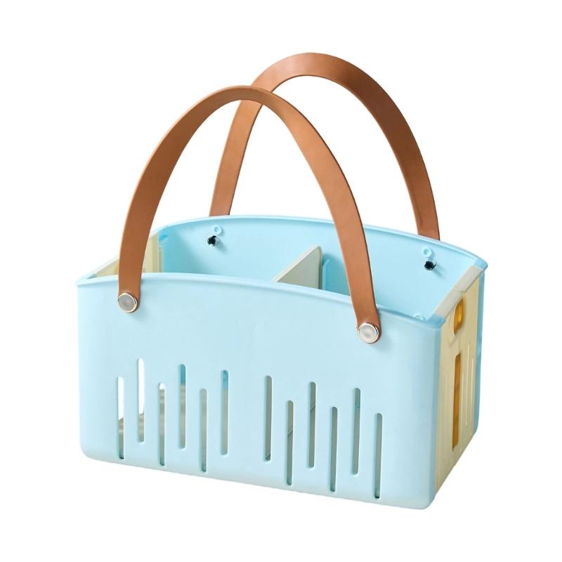 

Multipurpose Waterproof Bath Shower Holders Basket For Home Storage Organizing In Bathroom Kitchen Living Room синій