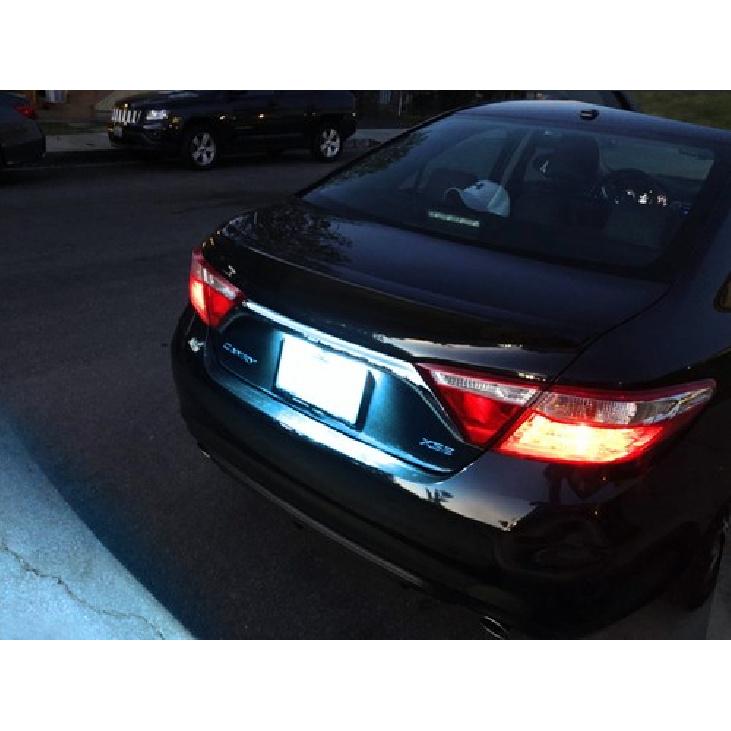 Ice Blue Full LED License Plate Lamps For Toyota Camry Highlander Avalon Prius C