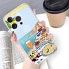 Seaside Scenery Wine Lemon Phone Case For IPhone 17 16 15 14 Plus 13 12 11 Pro Max Phone Back Cover Transparent Shockproof Cover