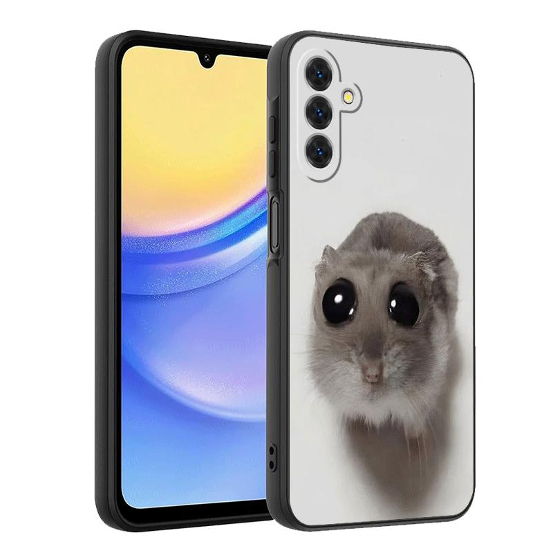 Funny Sad Hamster Meme Soft Phone Case for Samsung A17 A37 A57 A16 A26 A36 A56 A15 A25 A35 A55 A14 A24 A34 A54 A13 A23 A33 A53 A