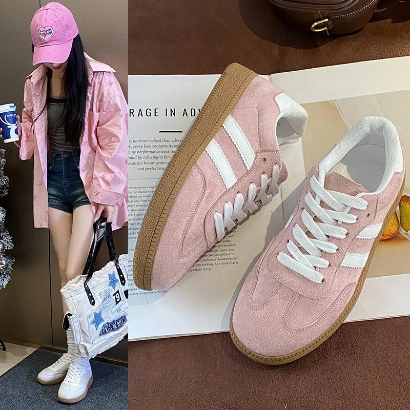 Damenschuhe Klassische Low-Top-Sneaker Schnürschuhe Vulkanisierte Schuhe Tennis-Trainingsschuhe für Damen Leichte flache Schuhe Zapatos Mujer