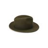 European And American Style Fashion Outdoor Felt Top Hat Solid Color Webbing Decorative Wool Top Hat Short Brim Wool Fedora