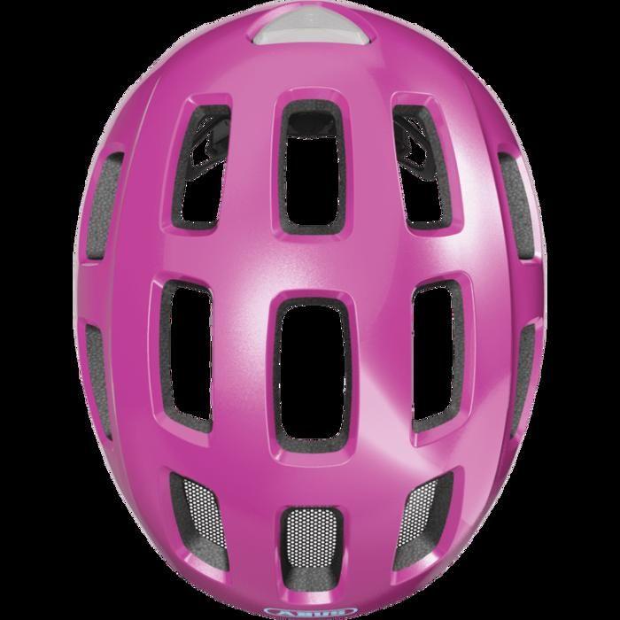 Casque Vélo Enfant - ABUS - YOUN-I 2.0 - Fuchsia - In-Mold - LED Intégré