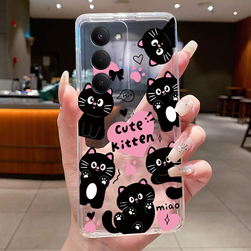 New Design For Redmi 15 5G Case Clear Luxury Fashion Butterfly Flower Pattern Soft TPU Silicone Phone Cover For Redmi15 5G Case