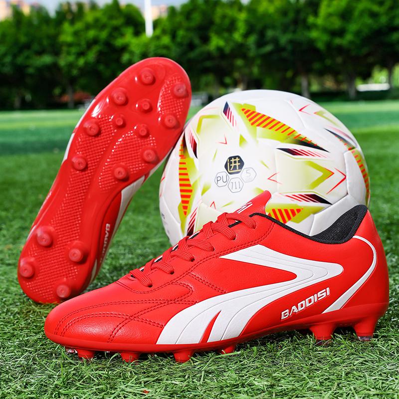 Professional Men Football Shoes Grass Training Fast Soccer Shoes Society Cleats Indoor Football Field Boots Sneaker Non-Slip