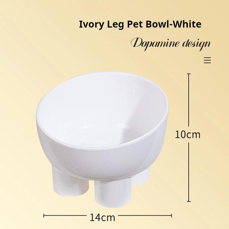 Non-Slip Cat Bowl Pet Water Food Feed Dog Bowls 45° Inclination Stand Feeders Tall Cat Bowl Anti-dumping Pet Feeding Supplies