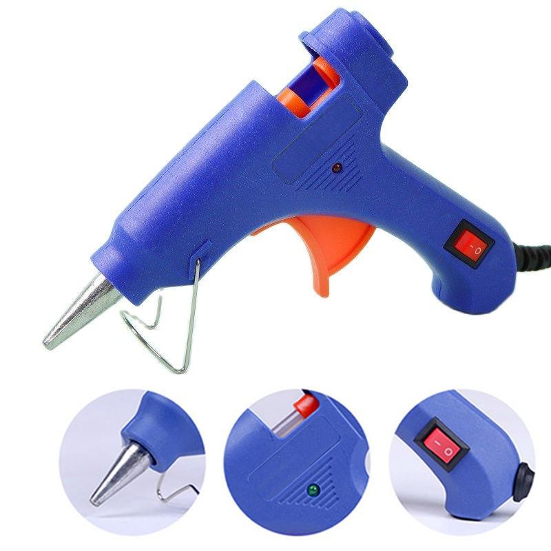 Multi-Color Hot Melt Glue Gun Set with 7mm & 11mm Sticks - Multi-Power Handmade Tool Kit