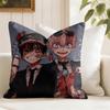 Anime Jjibaku Shounen Hanako Kun Cushion Cover Natural Linen Double Sided Print  Throw Pillow Case for Sofa Couch Home Decor
