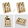 Busy Board Light Sensory Development Toy Montessori for Birthday Gifts Activities